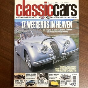 B1493　「CLASSIC CARS」クラシックカー 英国旧車雑誌　英国車 カスタム 古本　雑誌 旧車　ビンテージ　自動車