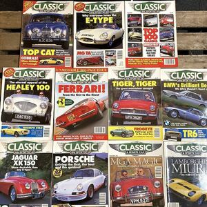 B1509　1996年　11冊セット「CLASSIC AND SPORTSCAR」英国旧車雑誌　英国車 雑誌 旧車　ビンテージ　クラシックカー　自動車