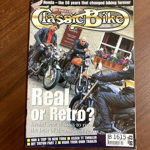 B1615　1998 年　「Classic Bike」クラシックバイク 英国 旧車 雑誌　ヴィンテージバイク　英国車 　　ビンテージ　自動車