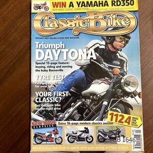 B1646　「Classic Bike」クラシックバイク 英国 旧車 雑誌　ヴィンテージバイク　英国車 　　ビンテージ　自動車