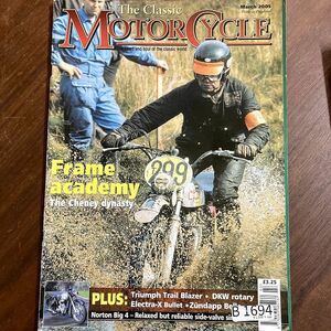 B1694 2005　 「The Classic MOTOR CYCLE」クラシックモーターサイクル 英国　旧車雑誌　英国車 古本　雑誌 旧車　ビンテージ　自動車