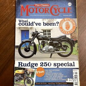 B1707 2009 「The Classic MOTOR CYCLE」クラシックモーターサイクル 英国　旧車雑誌　英国車 古本　雑誌 旧車　ビンテージ　自動車