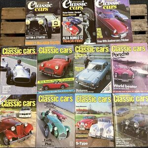 B1725　1983　　11冊セット「THOROUGHBRED&Classic cars」 クラシックカー 英国車 カスタム 古本　雑誌 旧車　ビンテージ　自動車