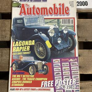 B1981　2000年 「THE AUTO MOBILE」オートモービル 英国旧車雑誌　英国車 カスタム 古本　雑誌 旧車　ビンテージ　自動車