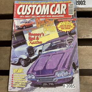 B2085　2002　「CUSTOM CAR」カスタムカー　クラシックカー　英国車 カスタム 古本　雑誌 旧車　ビンテージ　自動車