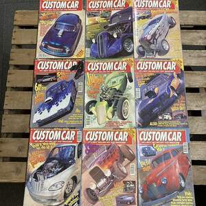 B2081　2001　9冊セット「CUSTOM CAR」カスタムカー　クラシックカー　英国車 カスタム 古本　雑誌 旧車　ビンテージ　自動車