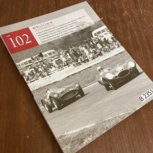 B2351 「BROOKS SALE102」 英国本 クラシックカー　英国車 カスタム 雑誌 旧車　ビンテージ　自動車