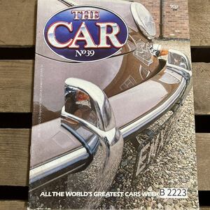 B2223　No.39　「THE CAR」カー　英国 旧車雑誌　英国 旧車 雑誌　クラシックカー　英国車 ビンテージ　自動車 レトロ　