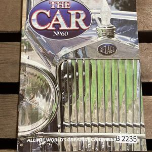 B2235　No.60　「THE CAR」カー　英国 旧車雑誌　英国 旧車 雑誌　クラシックカー　英国車 ビンテージ　自動車 レトロ　