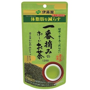 ***伊藤園一番摘みのお～いお茶 1200/ 100g ｘ10【機能性表示食品】