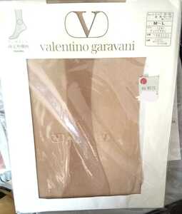 valentinogaravani ワンポイント両足外側V柄 パンティストッキング★新品ナッツブラウン★M～L ヴァレンチノガラヴァーニ