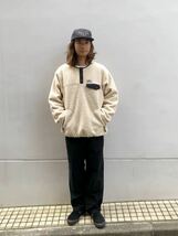 STANDARD CALIFORNIA/スタンダードカリフォルニア PULLOVER FLEECE JACKET BEIGE XL フリースジャケット フリース プルオーバー_画像1