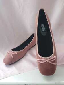  new goods [22.5cm]ILIMA square *tu ballet shoes Flat pumps *i-bo Louis lima