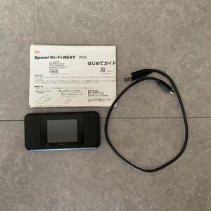 Speed Wi-Fi NEXT W06 ブラックxブルー
