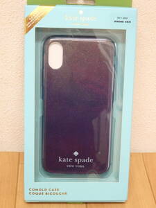 F5-3.11)　kate spade NEW YORK/ケイトスペードニューヨーク　iPhone XS/X用　ケース　WIRU0995　frenchnavy　ネイビー