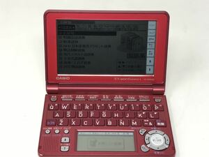 CASIO カシオ エクスワード EX-ｗord XD-SF6200 レッド 電子辞書 ジャンク N4120