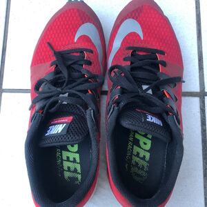 メンズ ナイキランニングシューズ 26.5 赤系