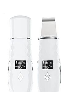 ウォーターピーリング 超音波 ピーリング 美顔器 超音波振動 EMS イオン導入 イオン導出 LED表示 USB充電式 多機能美顔器 毛穴