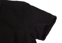 トリココムデギャルソンtricot COMME des GARCONS 製品洗い加工コットン切替デザインTシャツ 黒M位 【レディース】_画像3