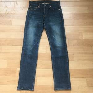 Levi's 511-29 0701 Levi's made in Japan men's button fly Rollei z stretch skinny denim / jeans waste version model superior article size W27