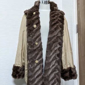 【送料無料】A546 アルティマ ロシアリス シルク 毛皮 リアルファー リバーシブルコート ファーライナー ロリス 絹 ブルゾン