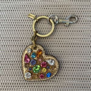 COACH コーチ ハートキーホルダー キーリング チャーム ロケット ゴールド キーホルダー