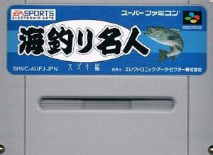 スーパーファミコン カセットのみ　海釣り名人 ～スズキ編～