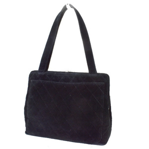 [Used] Chanel CHANEL Shoulder Bag Coco Mark Black Velor 78AC276, Chanel, Bag, bag, Shoulder bag