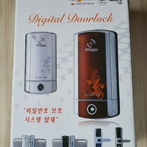 韓国製　デジタルドアロック　日本語説明書付き