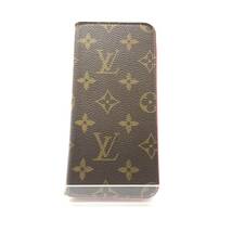 Louis Vuitton ルイヴィトン M61906 モノグラム フォリオ ローズ iPhone7.8用ケース 茶 赤 レディース 携帯ケース 管理TN25254_画像1