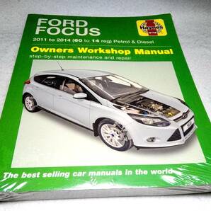 ＜洋書＞フォード・フォーカス 2011-2014年(3代目) メンテナンス『FORD FOCUS Petrol & Diesel (2011-2014)』～ヘインズ・マニュアル