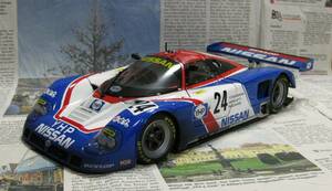 * rare out of print *EXOTO*1/18*1989 Nissan R89C #24 1989 Le Mans 24h* Nissan Le Mans 