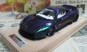 ★激レア絶版*世界50台*LB特注*Liberty Walk*1/18*Ferrari 458 Italia LB Works LB Performance カメレオン≠BBR,MR