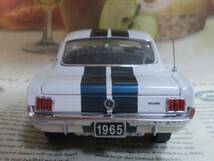 ☆絶版*フランクリンミント*1/24*1965 Shelby Mustang GT350 ホワイト/ガーズマンブルー_画像4