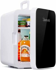 ブラック AstroAI 冷蔵庫 小型 ミニ冷蔵庫 小型冷蔵庫 冷温庫 0 ℃~60℃ 10L 化粧品 小型でポータブル 家庭 