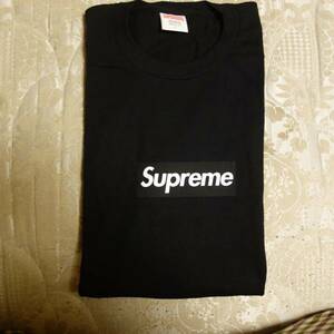 即決 supreme オリジナル box logo tee black L