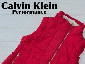 * free shipping * Calvin Klein Performance Calvin Klein Performance USA direct import old clothes with cotton the best lady's S red outer 