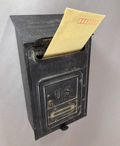 【最古モデル！】鍵付き。1900's アンティーク メールボックス/ポスト/照明什器/ランプ/郵便受け/傘立て/ビンテージ/o.c.white/ドアノブ/_画像8