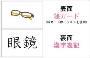 漢字フラッシュカード☆生活用品・身の回りのものカード130種類