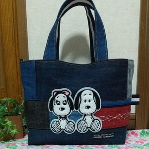 デニム リメイクバッグ ハンドメイド バッグ
