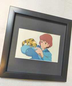 [ limitation ] Studio Ghibli Kaze no Tani no Naushika Animage . Ghibli exhibition cell picture manner postcard frame goods inspection ). made original picture Miyazaki . poster d