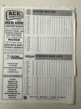 ボストンレッドソックス ゲームプログラム 2006年5月号 Boston Redsox MLB メジャーリーグ カートシリング マニーラミレス オルティーズ_画像7