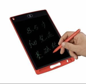電子メモ帳　 赤電子パッド　タブレット型　デジタルメモ　ペン付き　限定セール2個