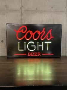 Coors Light ヴィンテージ ランプ サイン アメリカ雑貨 コレクション 照明 ランプ 間接照明 サイン インテリア