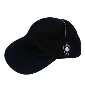 送料無料正規品　サカイsacai × Dr.woo 19AW ウール6パネルキャップ帽子スパイダー刺繍黒ブラック