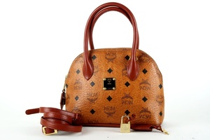 [Super beautiful goods] MCM MCM logogram 2WAY shoulder handbag Brown brand bag [IY36], Huh, MCM, Bag, bag