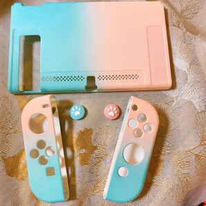 任天堂switch保護カバー&joy-conジョイコンスティックカバー ニンテンドースイッチ分体式ケース switch周辺機器