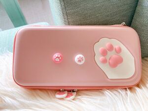任天堂switch lite収納キャリングポーチ&スティックカバーセット スイッチライト保護ケース switch light周辺