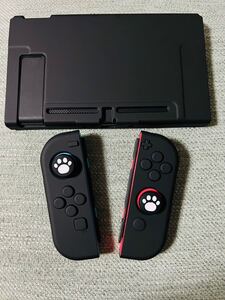 任天堂switchフルカバー&ジョイコンスティックカバー ボタンキャップ付きタイプ ニンテンドースイッチ分体式保護ハードケース