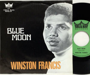 【ベ7】 WINSTON FRANCIS / BLUE MOON (名曲カバー) / NOW THAT I’M A MAN / 1972 ベルギー盤 7インチシングルレコード EP 45